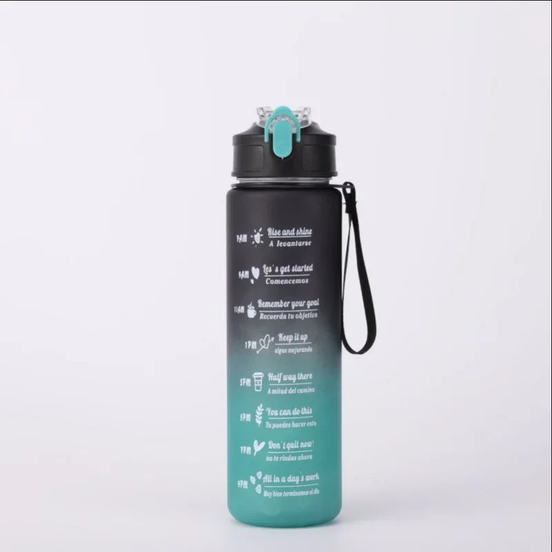 Botella Deportiva con Pajita y Tapa Abatible – Antifugas, Ideal para Deporte y Aventura
