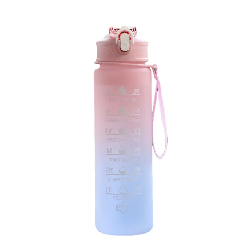 Botella Deportiva con Pajita y Tapa Abatible – Antifugas, Ideal para Deporte y Aventura