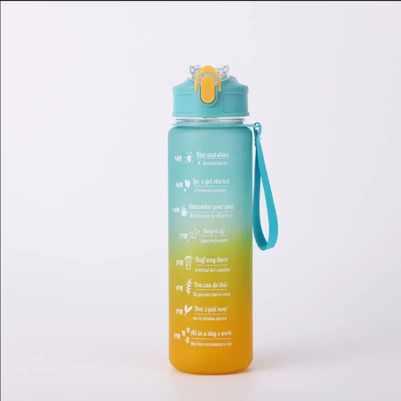 Botella Deportiva con Pajita y Tapa Abatible – Antifugas, Ideal para Deporte y Aventura