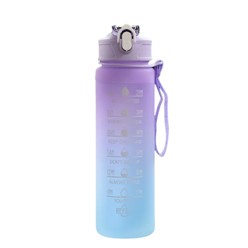 Botella Deportiva con Pajita y Tapa Abatible – Antifugas, Ideal para Deporte y Aventura