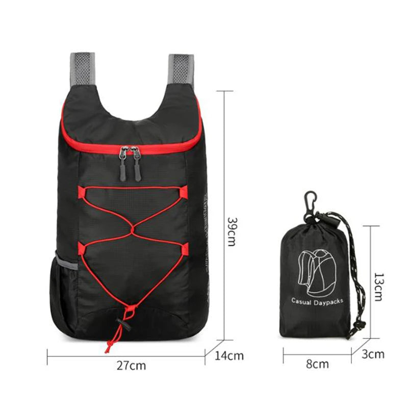 Mochila Deportiva Plegable Impermeable – Camping, Senderismo y Viaje