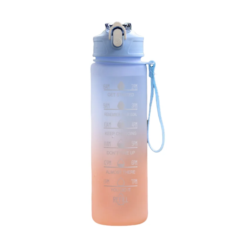 Botella Deportiva con Pajita y Tapa Abatible – Antifugas, Ideal para Deporte y Aventura