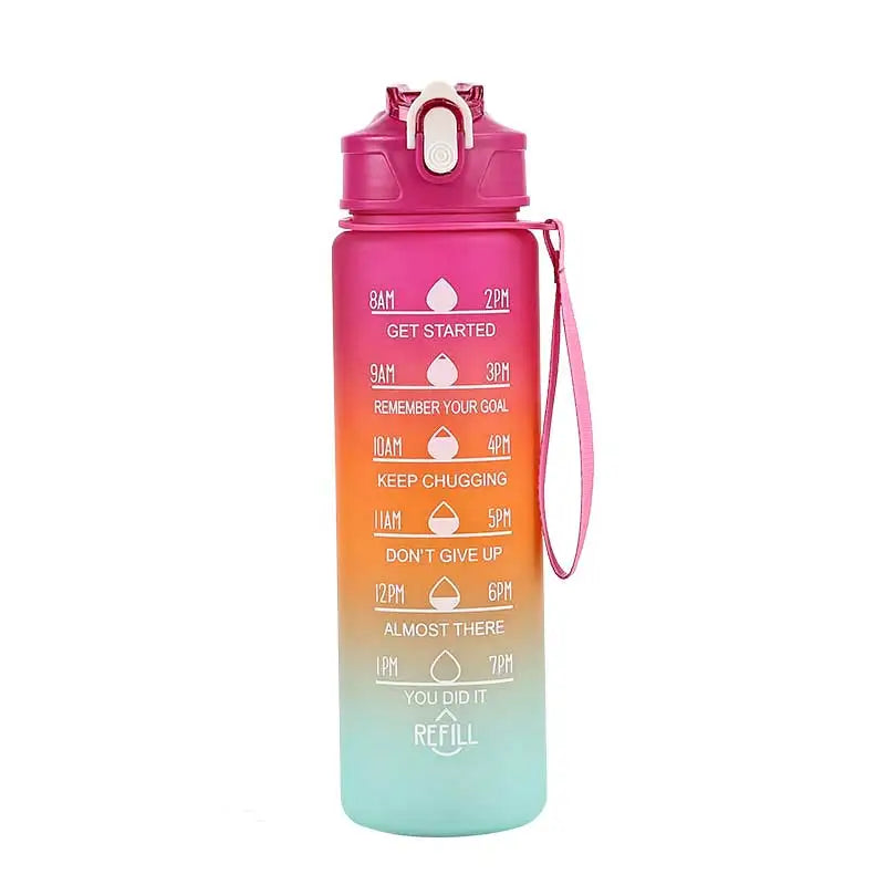 Botella Deportiva con Pajita y Tapa Abatible – Antifugas, Ideal para Deporte y Aventura