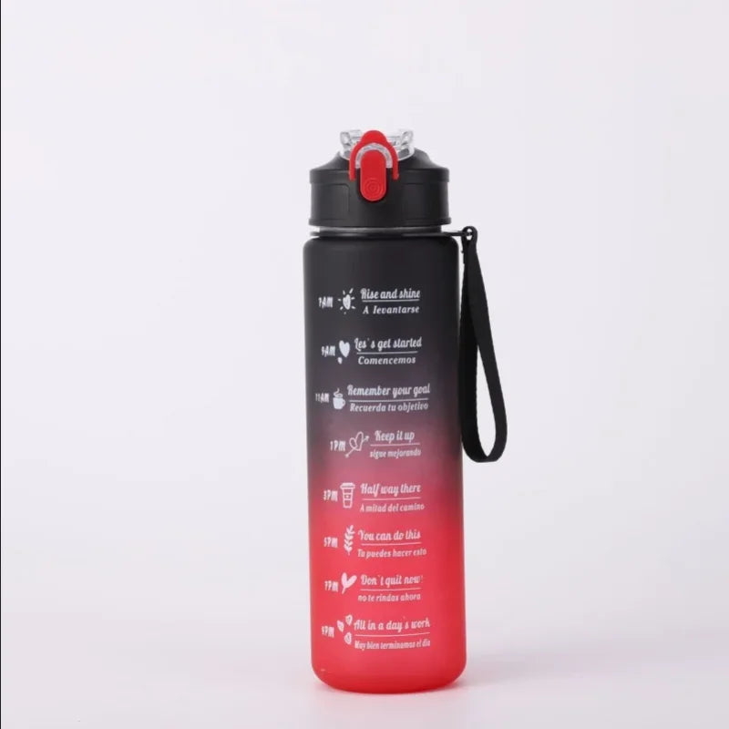 Botella Deportiva con Pajita y Tapa Abatible – Antifugas, Ideal para Deporte y Aventura