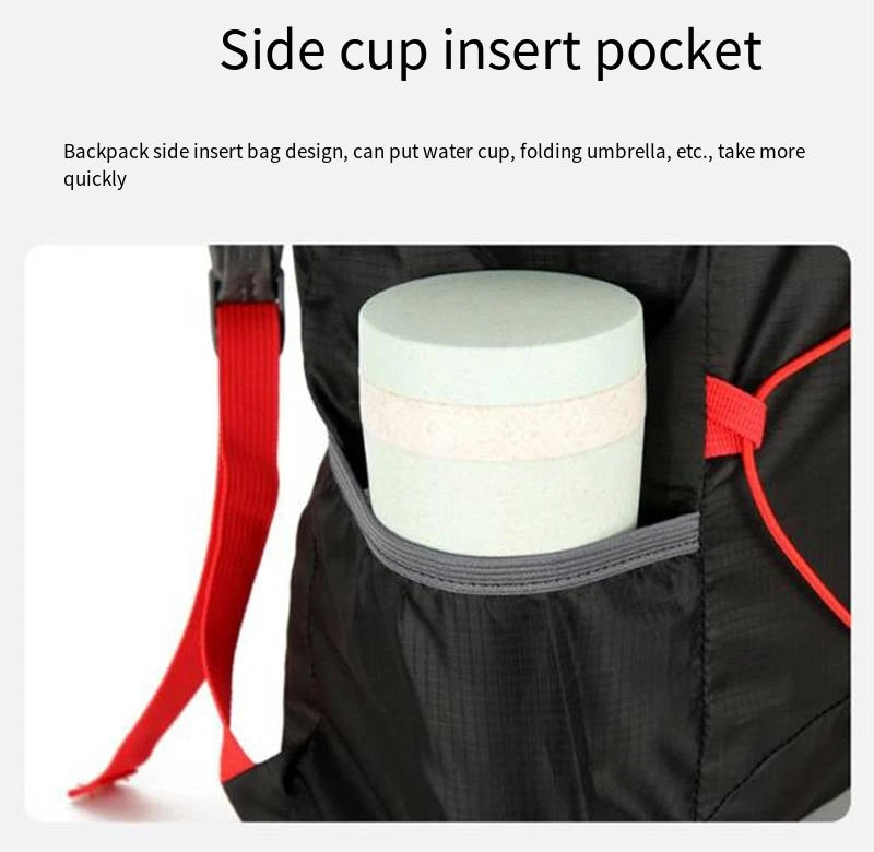 Mochila Deportiva Plegable Impermeable – Camping, Senderismo y Viaje