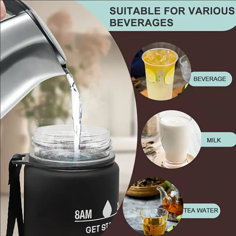 Botella Deportiva con Pajita y Tapa Abatible – Antifugas, Ideal para Deporte y Aventura
