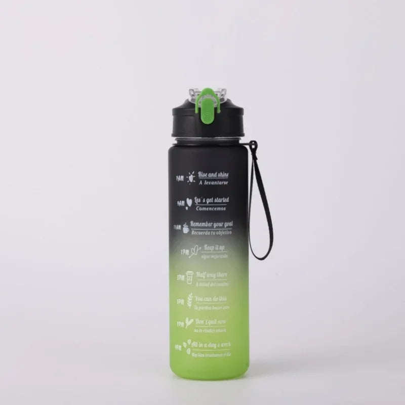 Botella Deportiva con Pajita y Tapa Abatible – Antifugas, Ideal para Deporte y Aventura