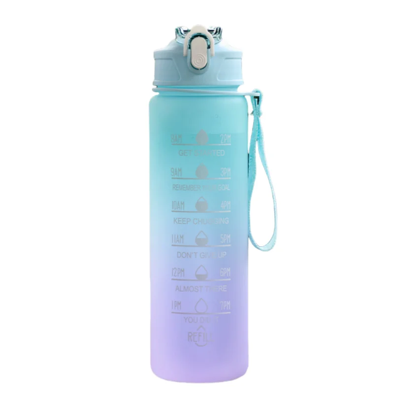 Botella Deportiva con Pajita y Tapa Abatible – Antifugas, Ideal para Deporte y Aventura
