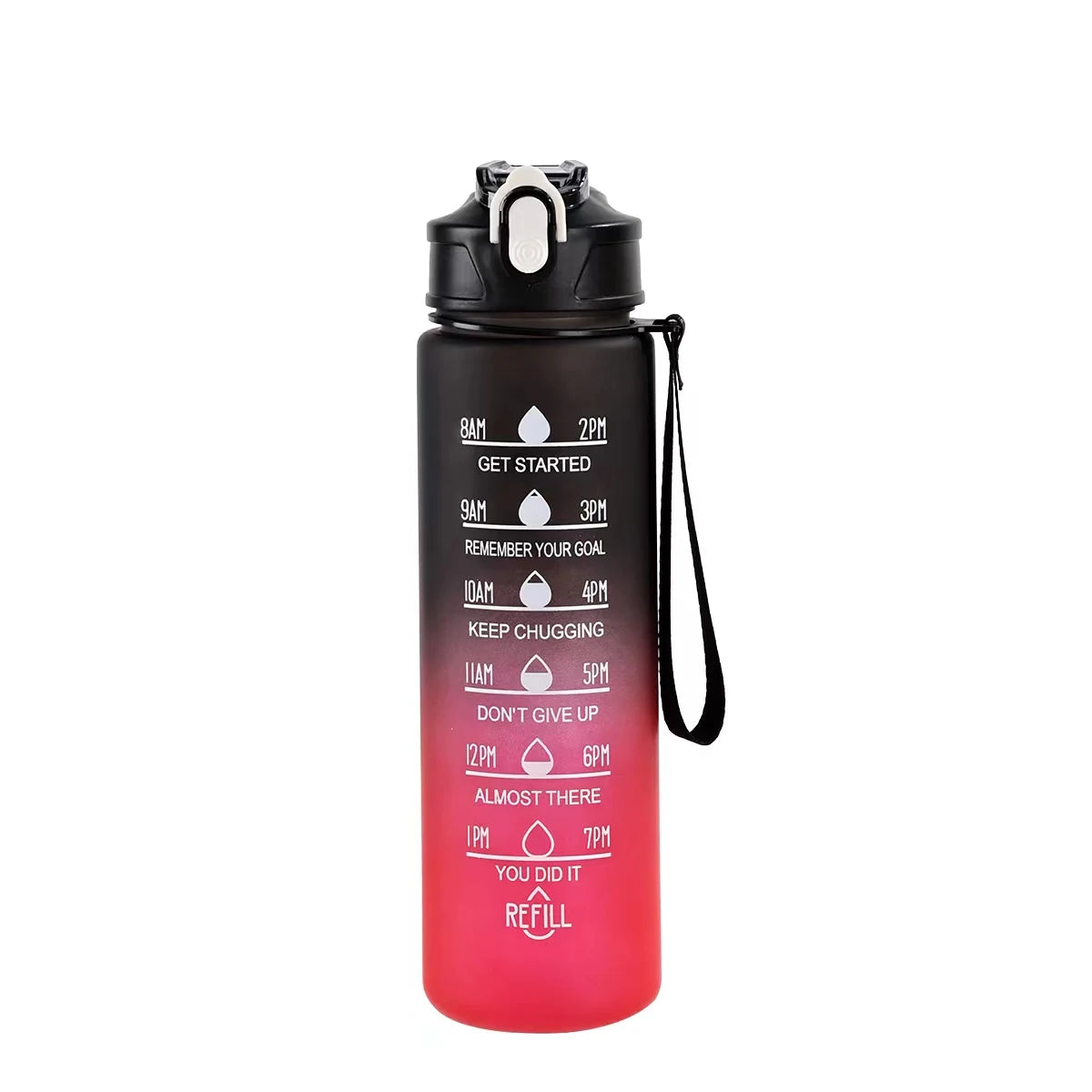 Botella Deportiva con Pajita y Tapa Abatible – Antifugas, Ideal para Deporte y Aventura